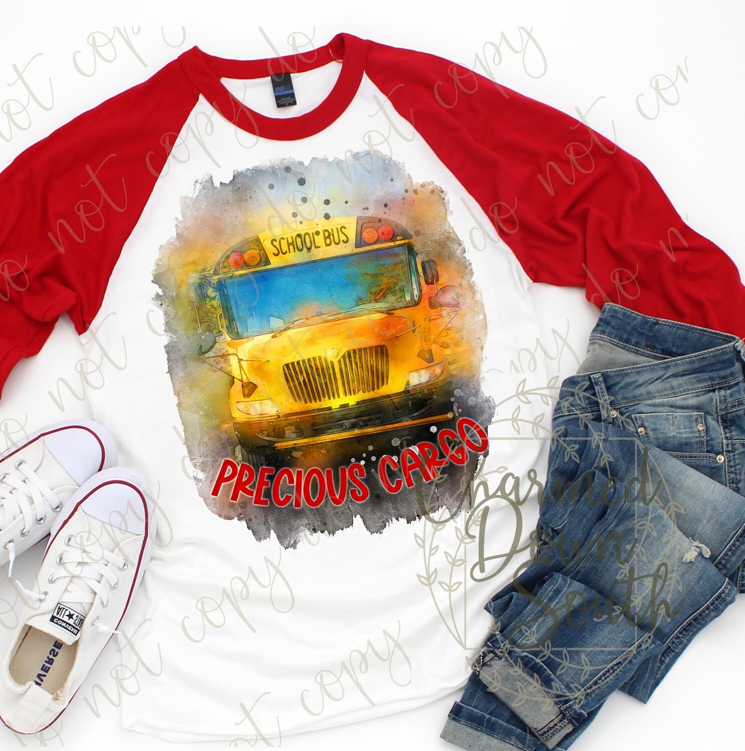 Precious Cargo School Bus Digital Design
