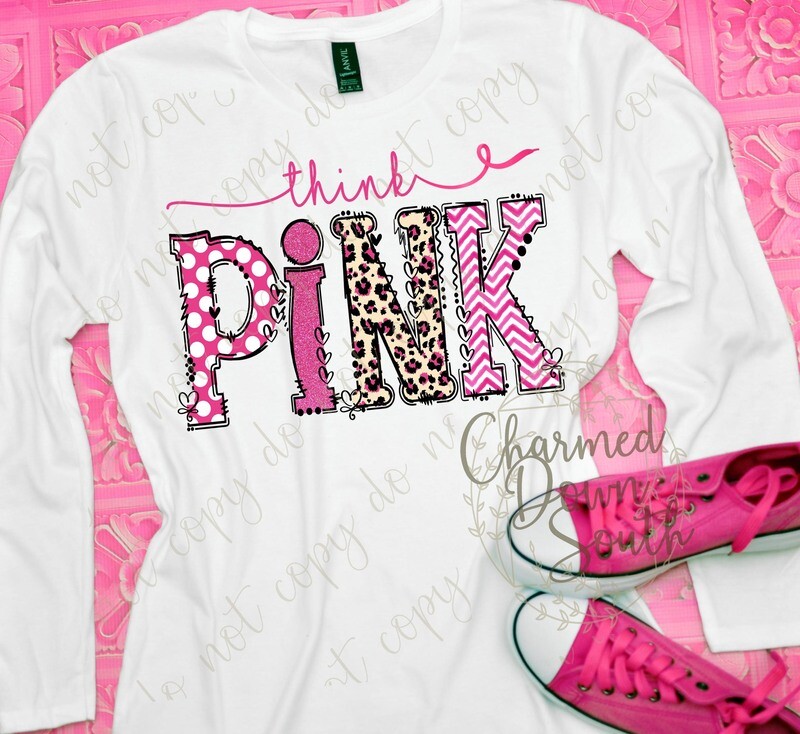 Think Pink Digital with Leopard Design
