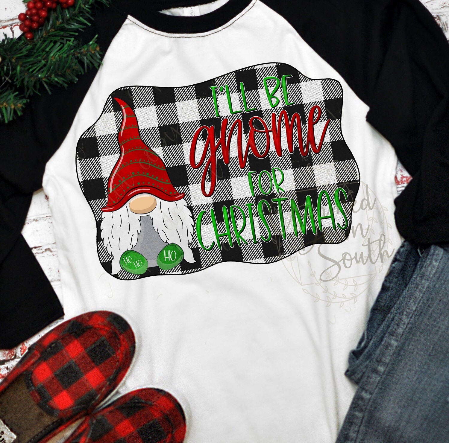 Welcome Gnome and I&#39;ll be Gnome for Christmas Digital Design