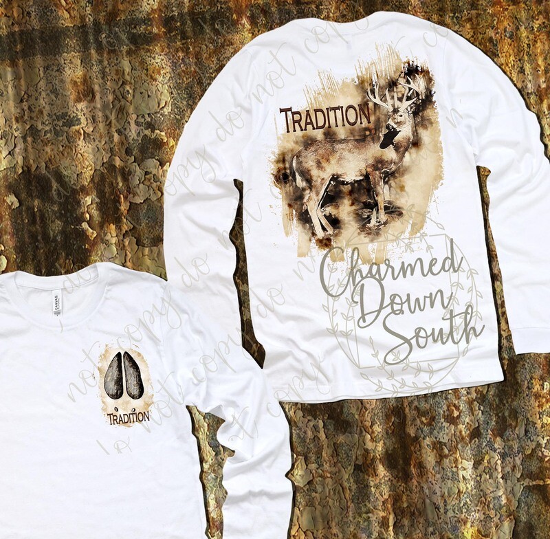 Tradition Black Tail Deer Front and Back Digital Design Bundle