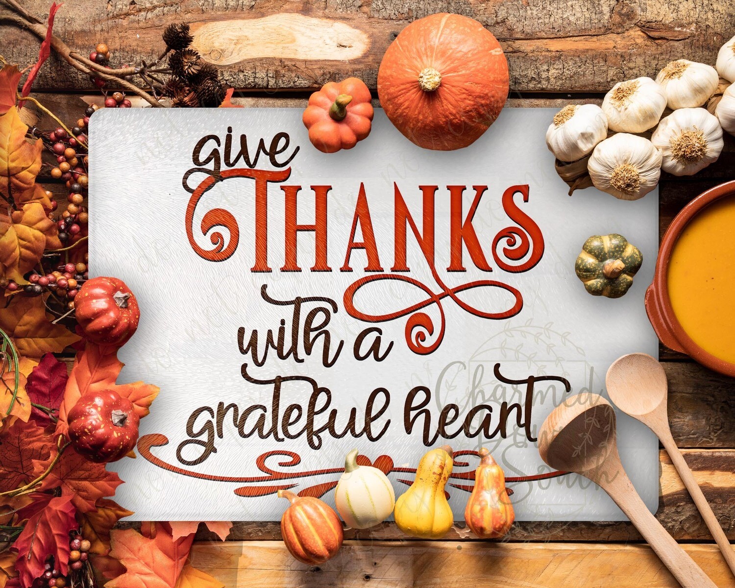 Give Thanks with a Grateful Heart Digital Design