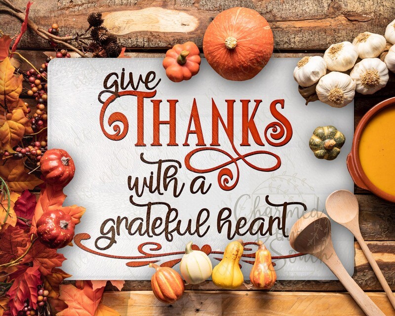 Give Thanks with a Grateful Heart Digital Design