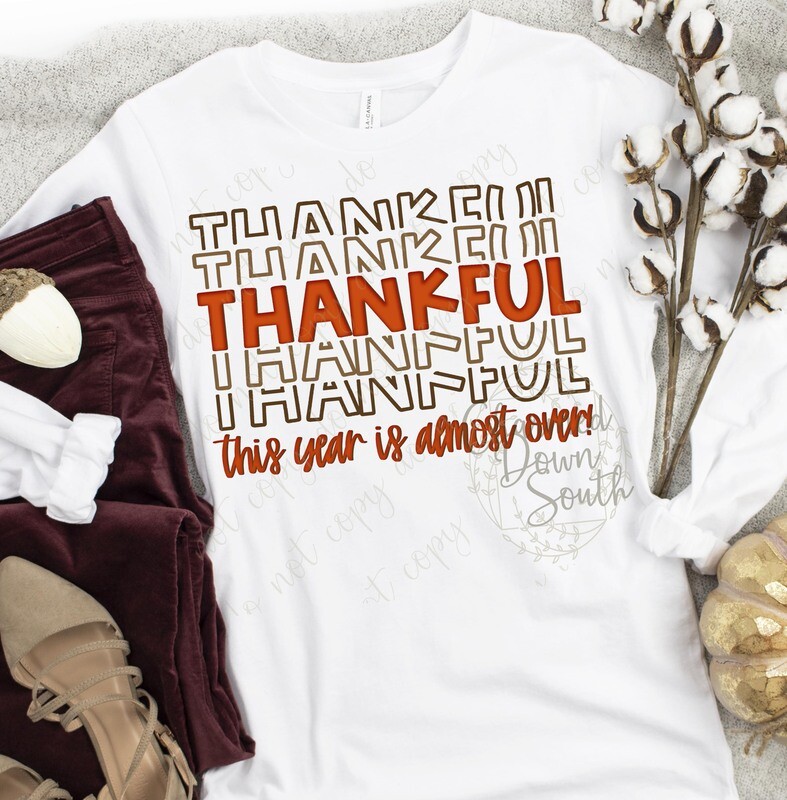 Stacked Thankful (that this year is almost over) Digital Design
