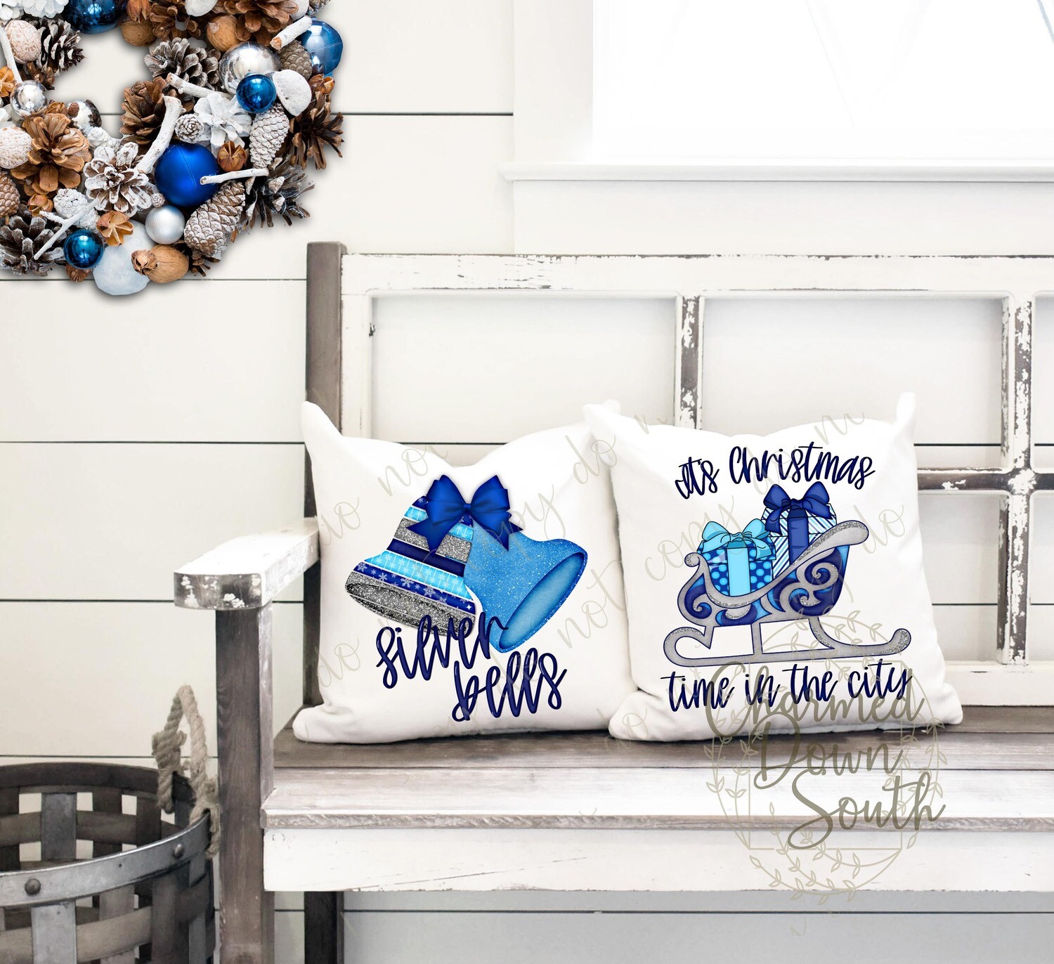 Silver Bells Digital Designs and Element Set