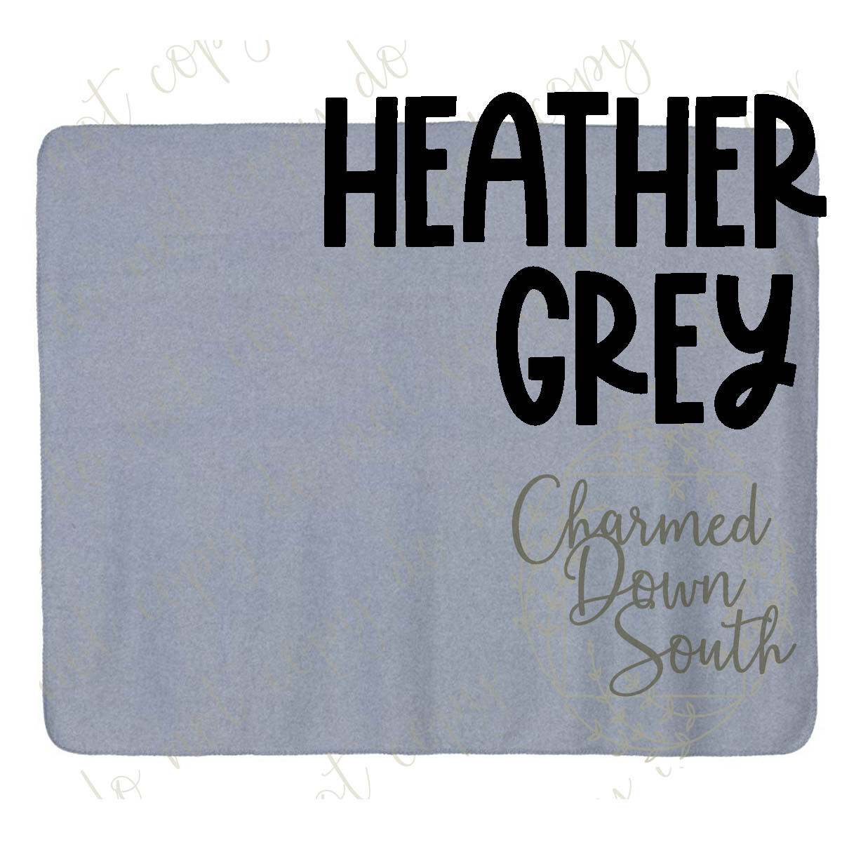 Pre-Buy Polyester Fleece Stadium Blanket 50x60&quot; HEATHER GREY - Shipping will be billed separately Estimated Ship Date 12/10