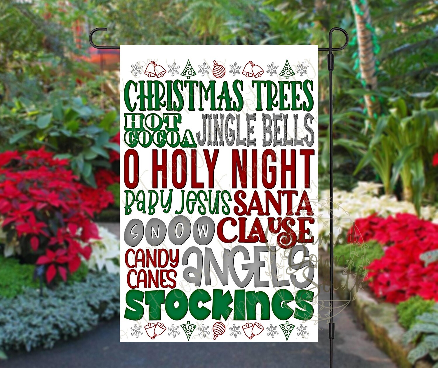 Christmas Subway Art Digital Design