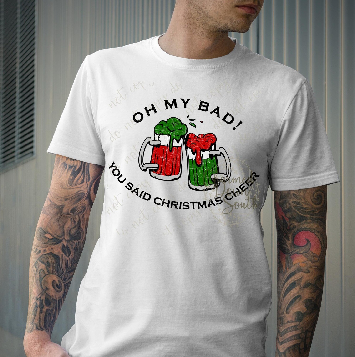 My Bad Christmas Beer Digital Design