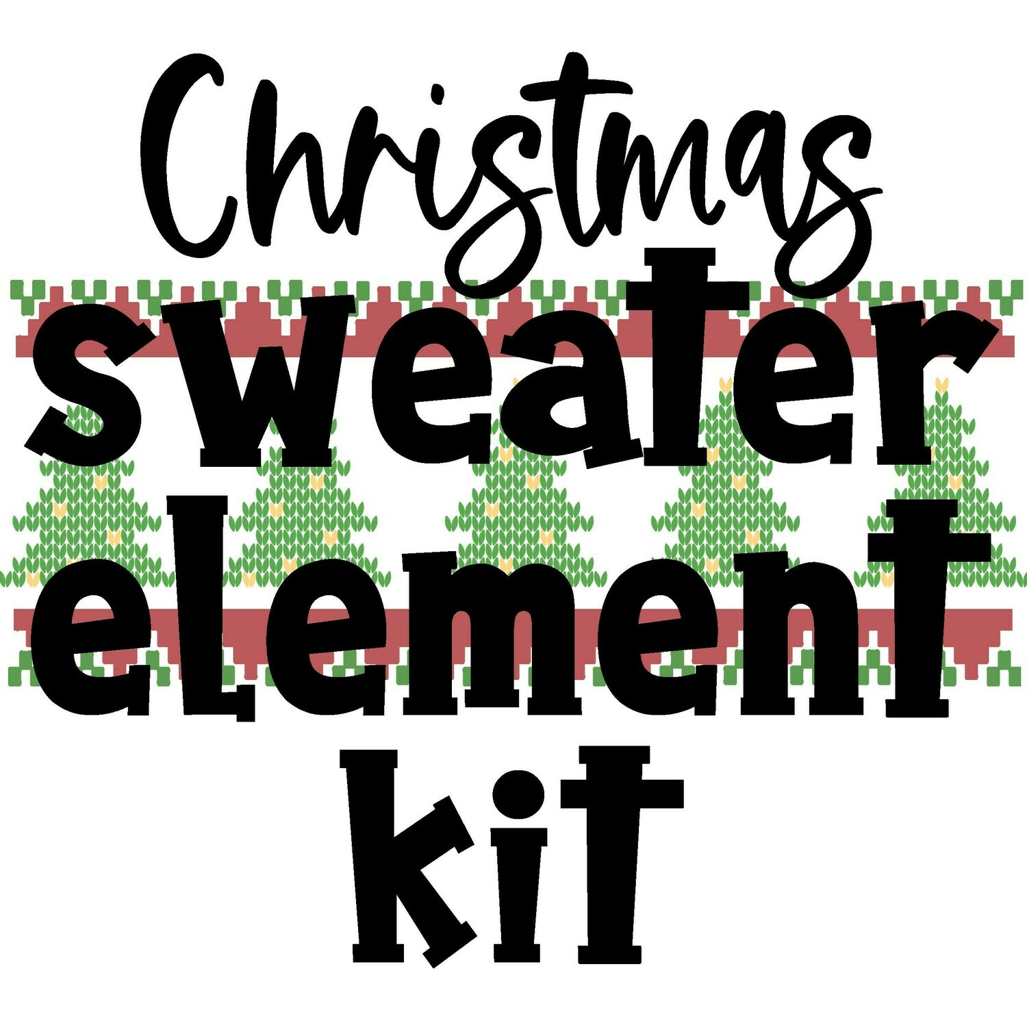 Christmas Sweater Element Kit