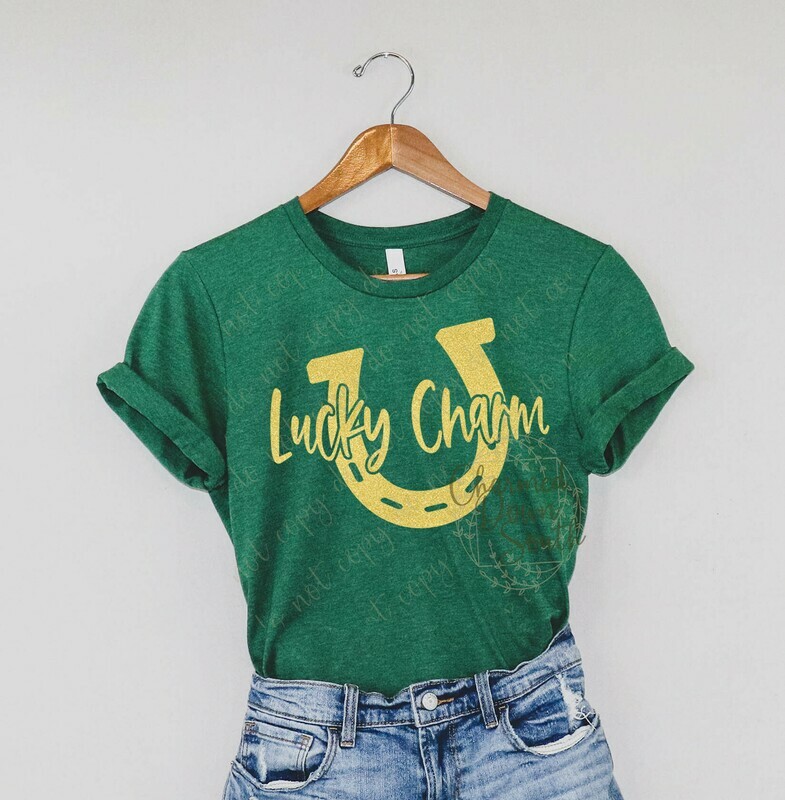 PRE-BUY Lucky Charm Gold Metallic Ink Screen Print Transfer