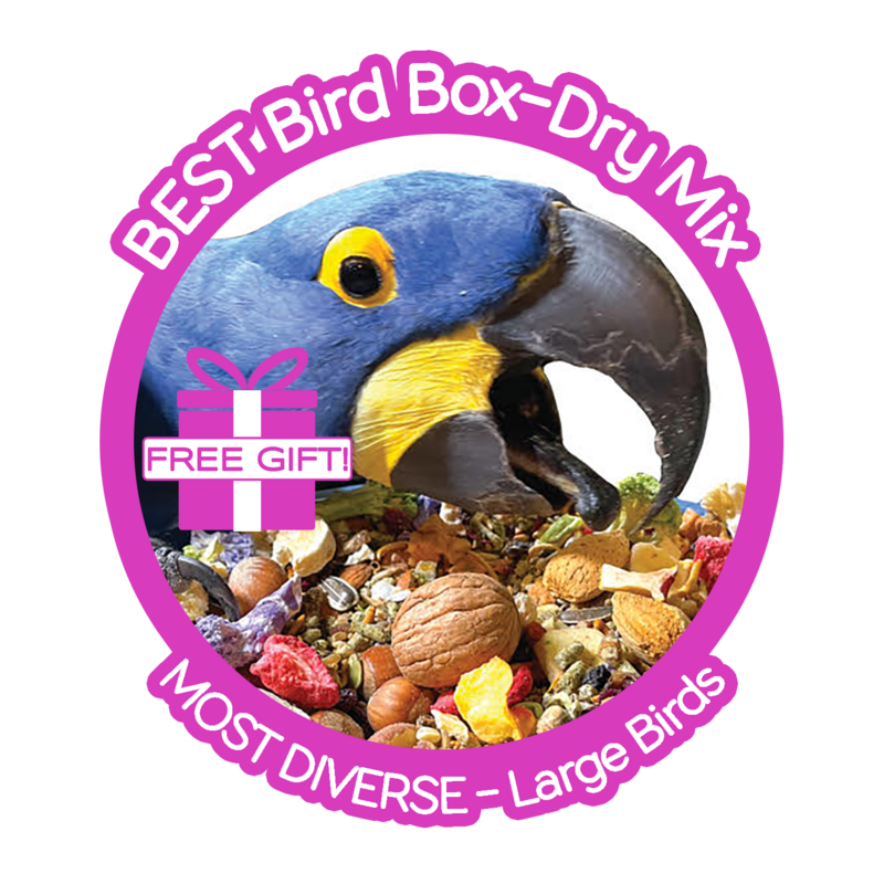 Thrive! Best Bird Box — LARGE BIRDS
Lasts 1-4 months!