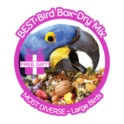 Thrive! Best Bird Box — LARGE BIRDS
Lasts 1-4 months!