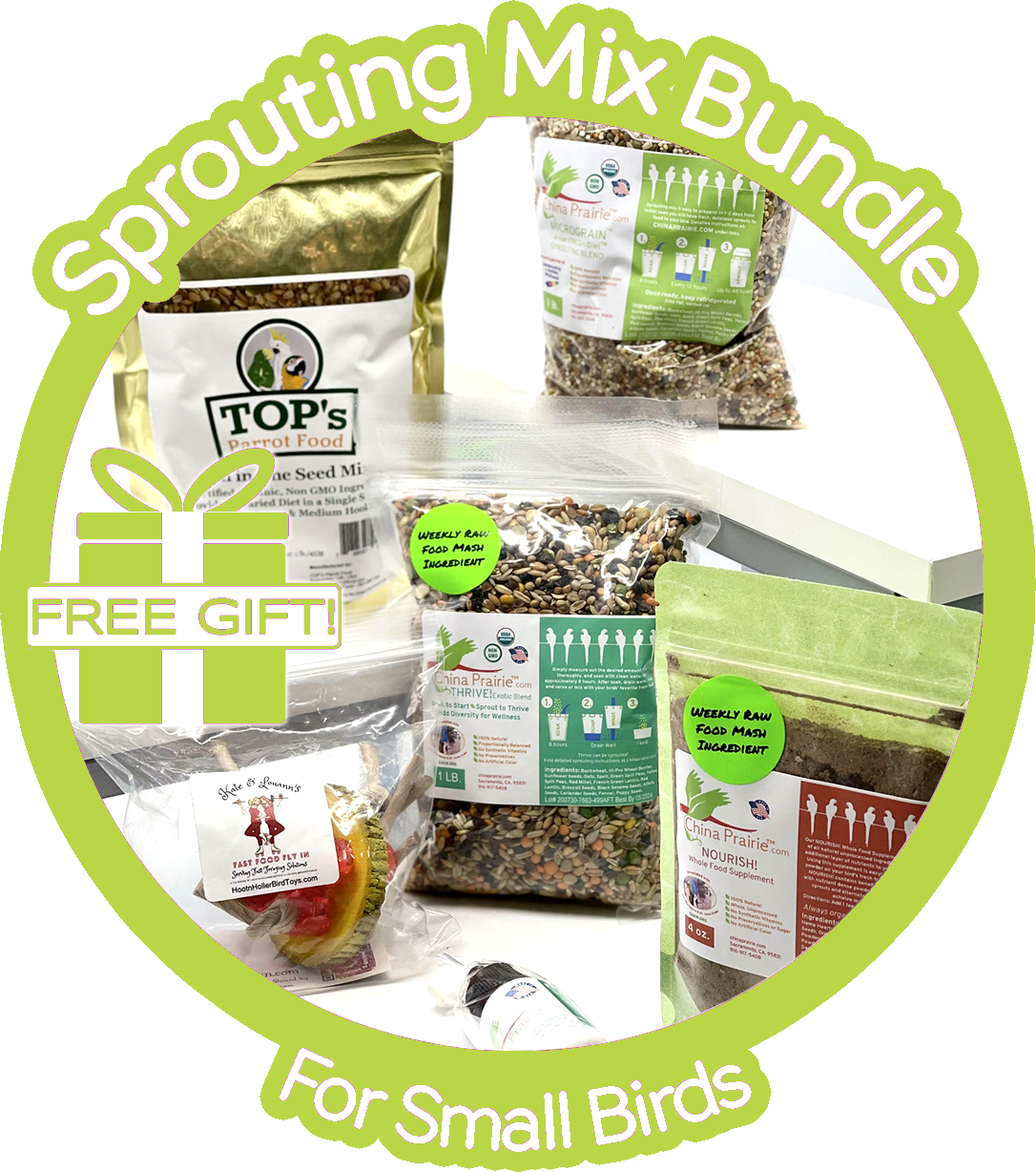 Sprouts - Thrive! Raw Food Mash Kit  — Small Birds