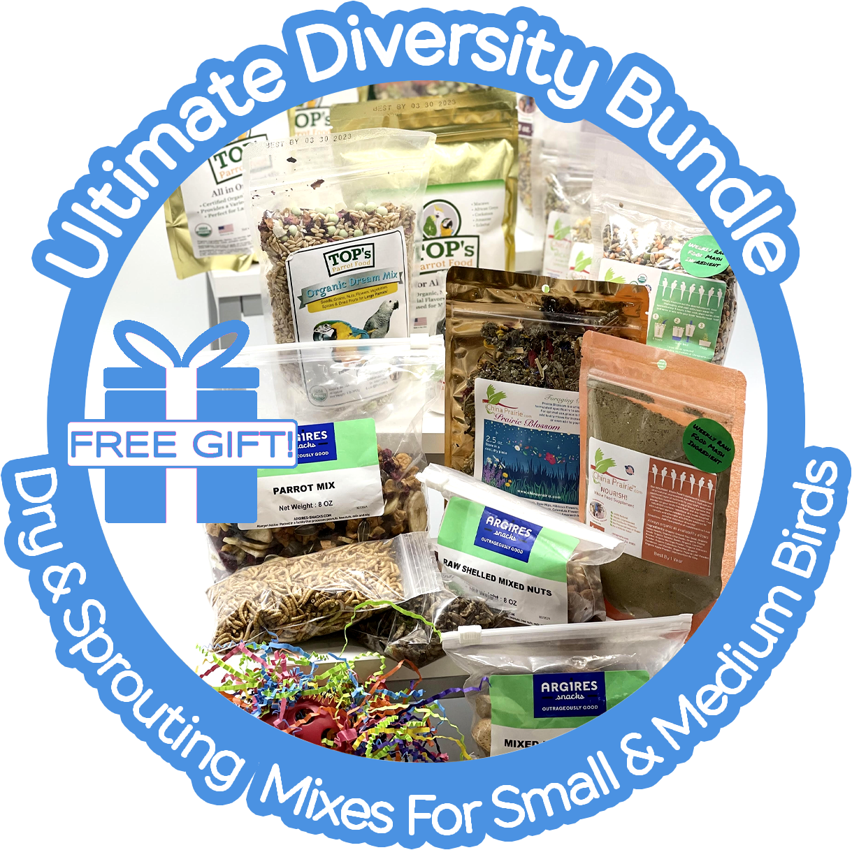 Thrive! Ultimate Diversity Box (Dry & Fresh) — Small & Medium Birds