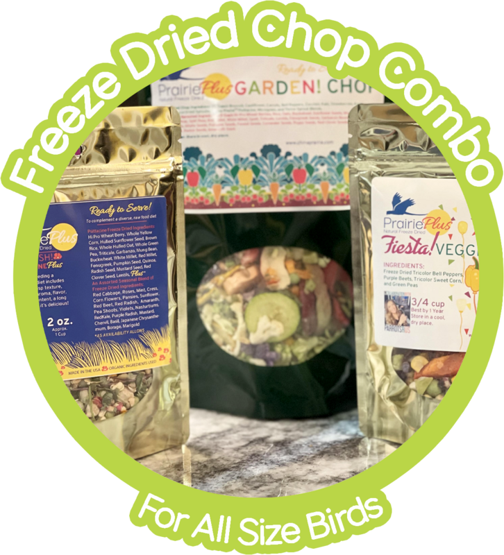 The Freeze Dried Chop Combo! - For All Size Birds