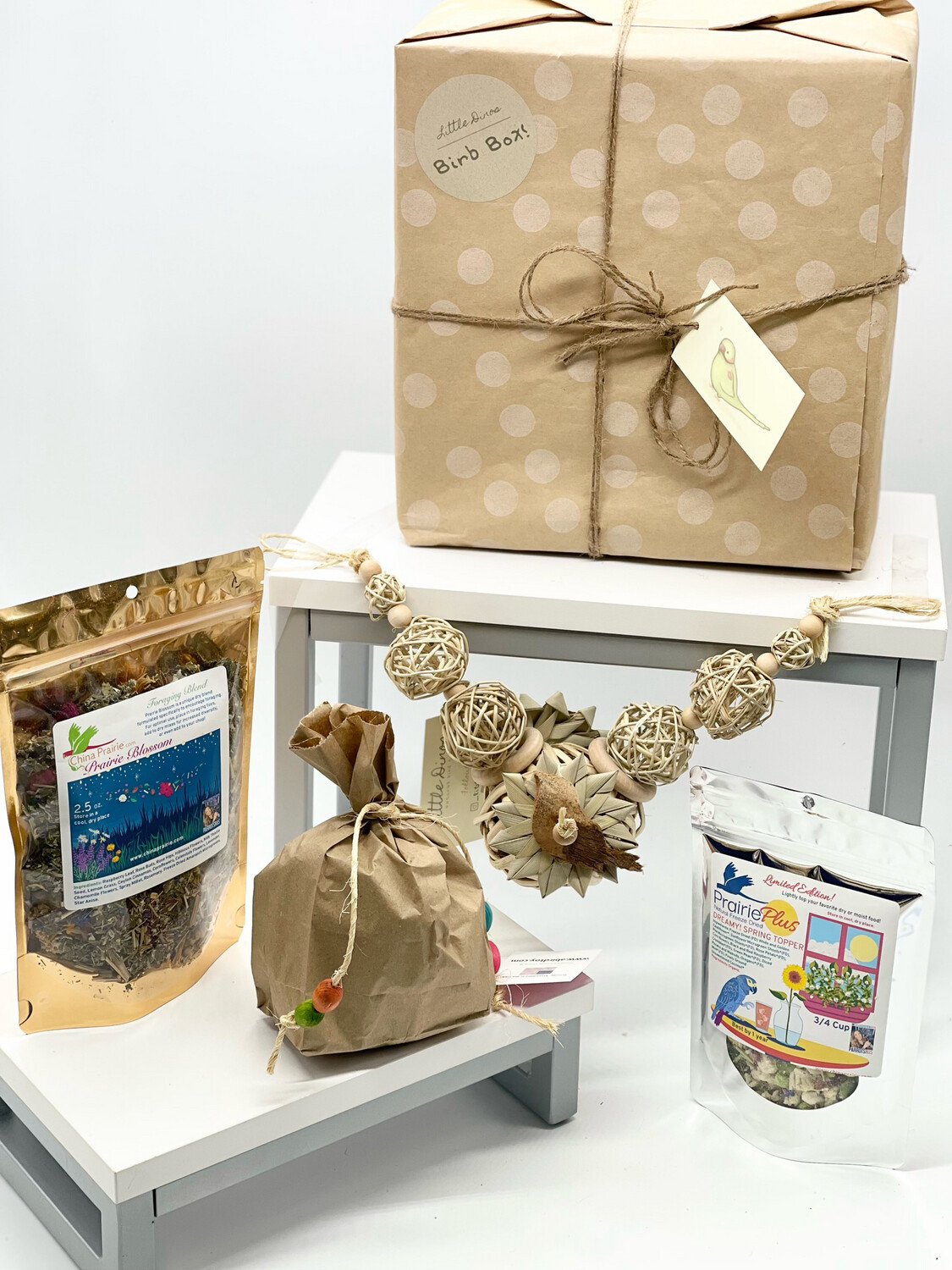 The Birb Gift Box Bundle  for Tiny, Small and Medium Size Birds