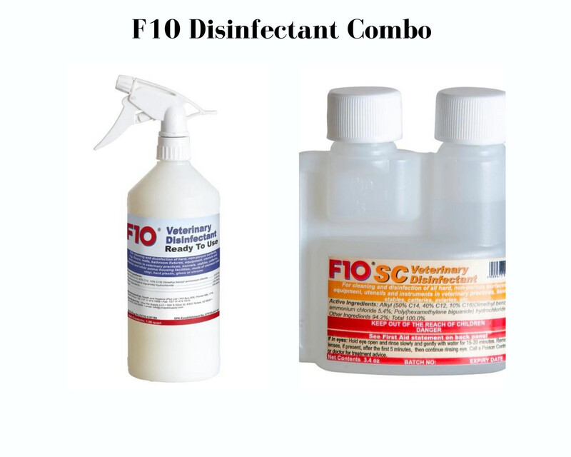 F10 Ready to Use Veterinary Disinfectant PLUS 200ml Refill Combo 