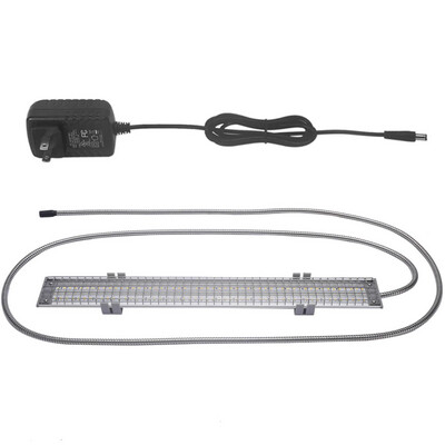 Cage Light - EZ PetLight with ChewGuard, 18&quot; LED, Full Spectrum, for hook billed birds aka Parrots. — By M&amp;M Cage Company