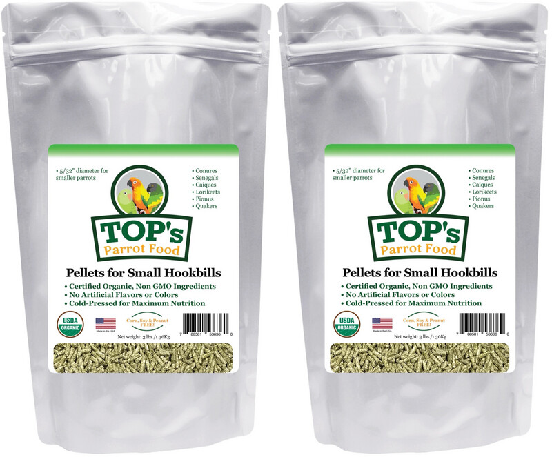 5Lb Napoleon Seed Two-Pack Organic TOPs Parrot Food (includes Shipping) 
