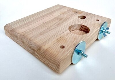 Parrot Hard &quot;Ash&quot; Patio - Medium 7.5&quot; x 9&quot; Cage Mount - Natural or Color
