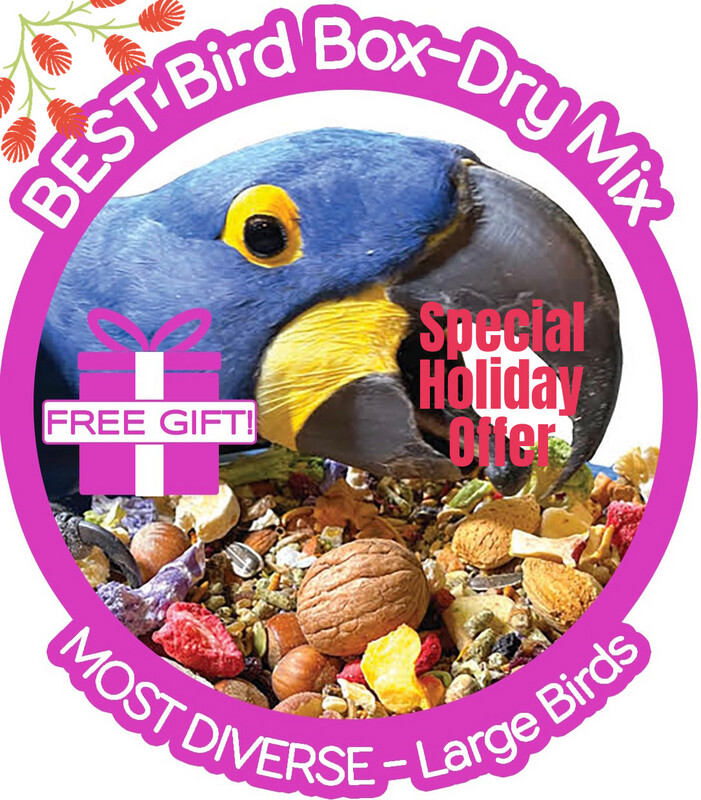 Holiday Thrive! Best Bird Box (Dry mix) — LARGE BIRDS (Special Offer - Buy 1, Get 1 at 10% Off PLUS 2 FREE Bags of FOOD
