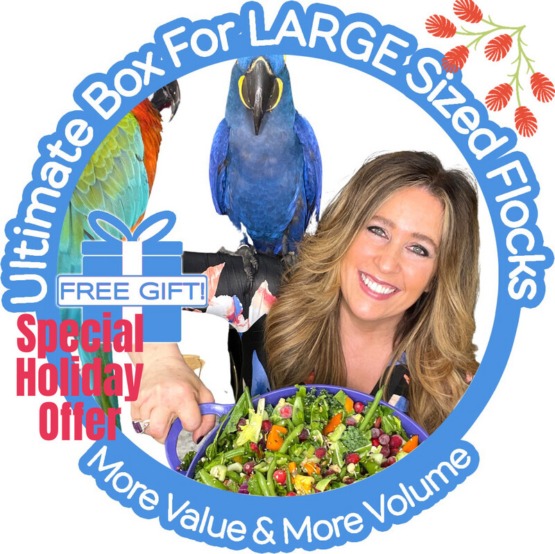 Holiday Thrive! ULTIMATE Diversity Box 4 LARGE Sized Flocks (any size birds) - Special - Buy 1, Get 1 at 10% off PLUS, FREE 2 Extra Bags of FOOD