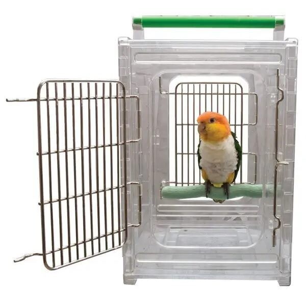 TRAVEL PERCH AND GO CARRIER for Small and Medium Birds - by Featherland Paradise