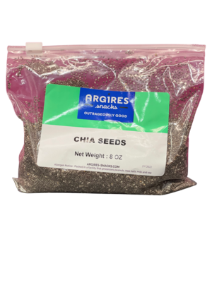 8 oz Chia Seeds from Argires Snacks