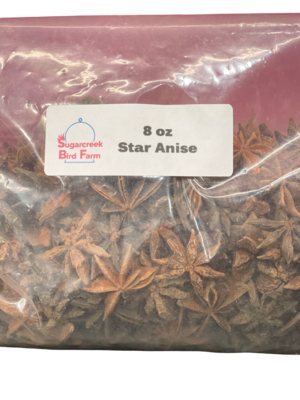 NEW! 8 oz Star Anise from Sugarcreek Bird Farm