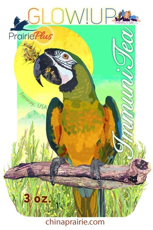 NEW! ImmuniTea -- Avian Tea formulated to strengthen and support your birds immune system! by China Prairie 3oz