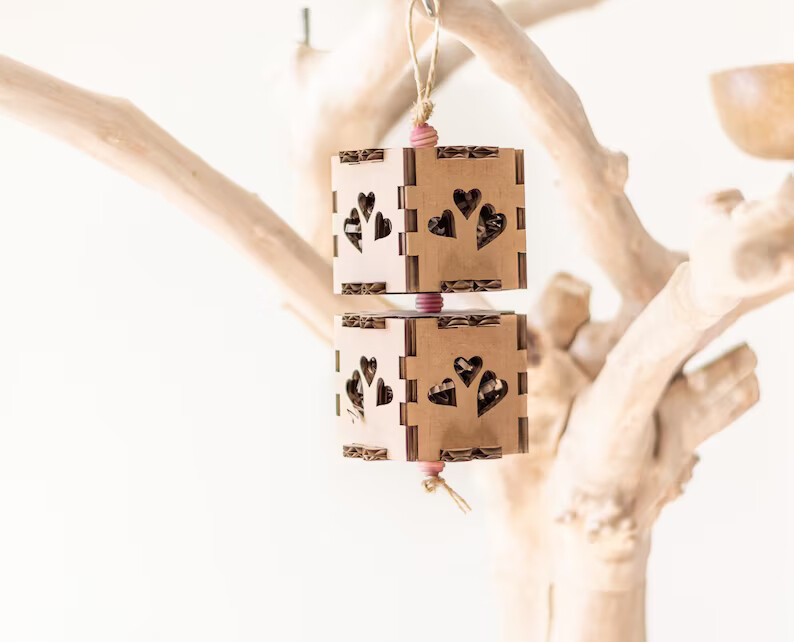LOVEly Hanging Foraging Boxes by Little Dinos