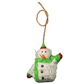 Mini Snowman - Hide your Own Treats - Polly Wanna Pinata Foraging Toy