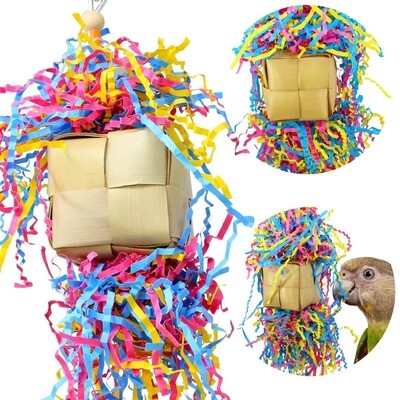 Mardi Gras Foraging Box for Tiny and Small Birds by Bonka Bird Toys