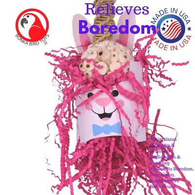 Sola Hanging Easter Bunny Toy by Bonka Bird Toys
