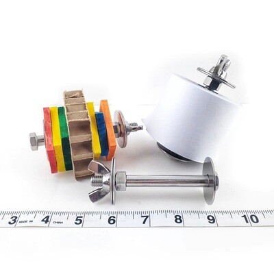 Hulk Bolt - Power Play Stainless Collection by Cheep Thrills -- A hefty, versatile stainless steel bolt that bolts directly onto the cage. You can fill it with your bird's favorite parts, Hulk Bolt - Power Play Stainless Collection by Cheep Thrills -- A hefty, versatile stainless steel bolt that bolts directly onto the cage. You can fill it with your bird's favorite parts,