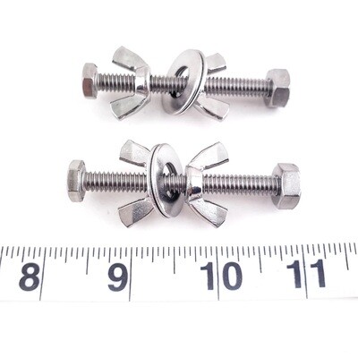 The Fidgenator - Power Play Stainless Collection by Cheep Thrills -- An all stainless steel fidget bolt with a nut welded onto the end.
