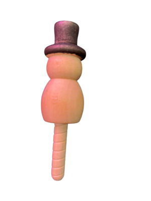 Wooden Stick Snowman Talon Toy by Bite Me Birdie