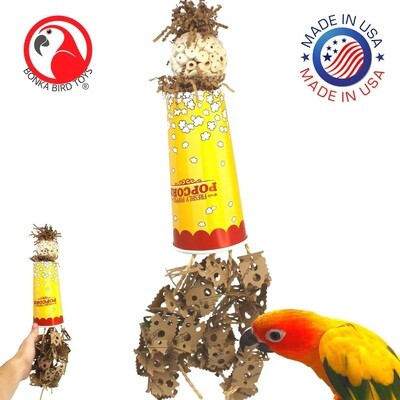 Popcorn Crumble Hanging Toy by Bonka Bird Toys