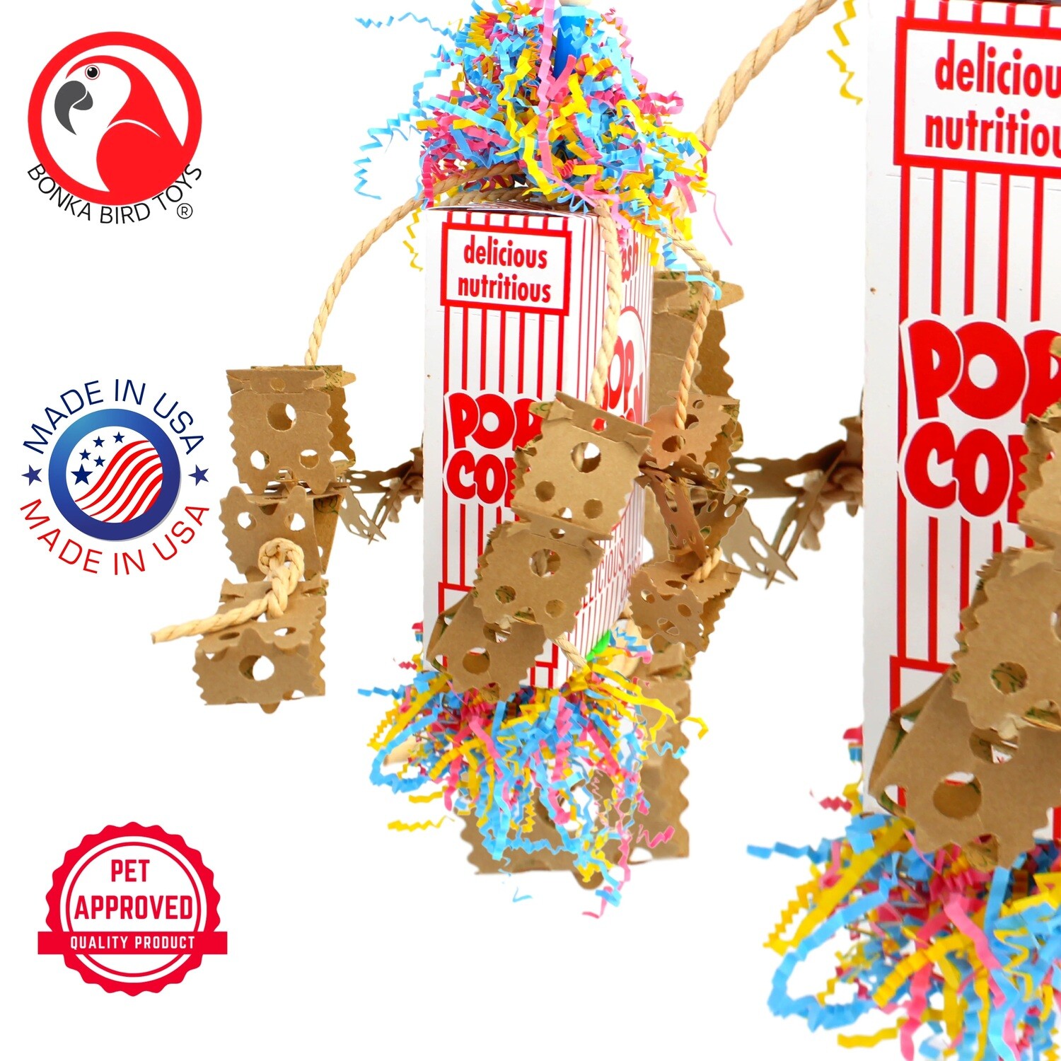 Popcorn Explosion by Bonka Bird Toys