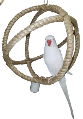 12" Hanging Atom Ball for Small and Medium Birds