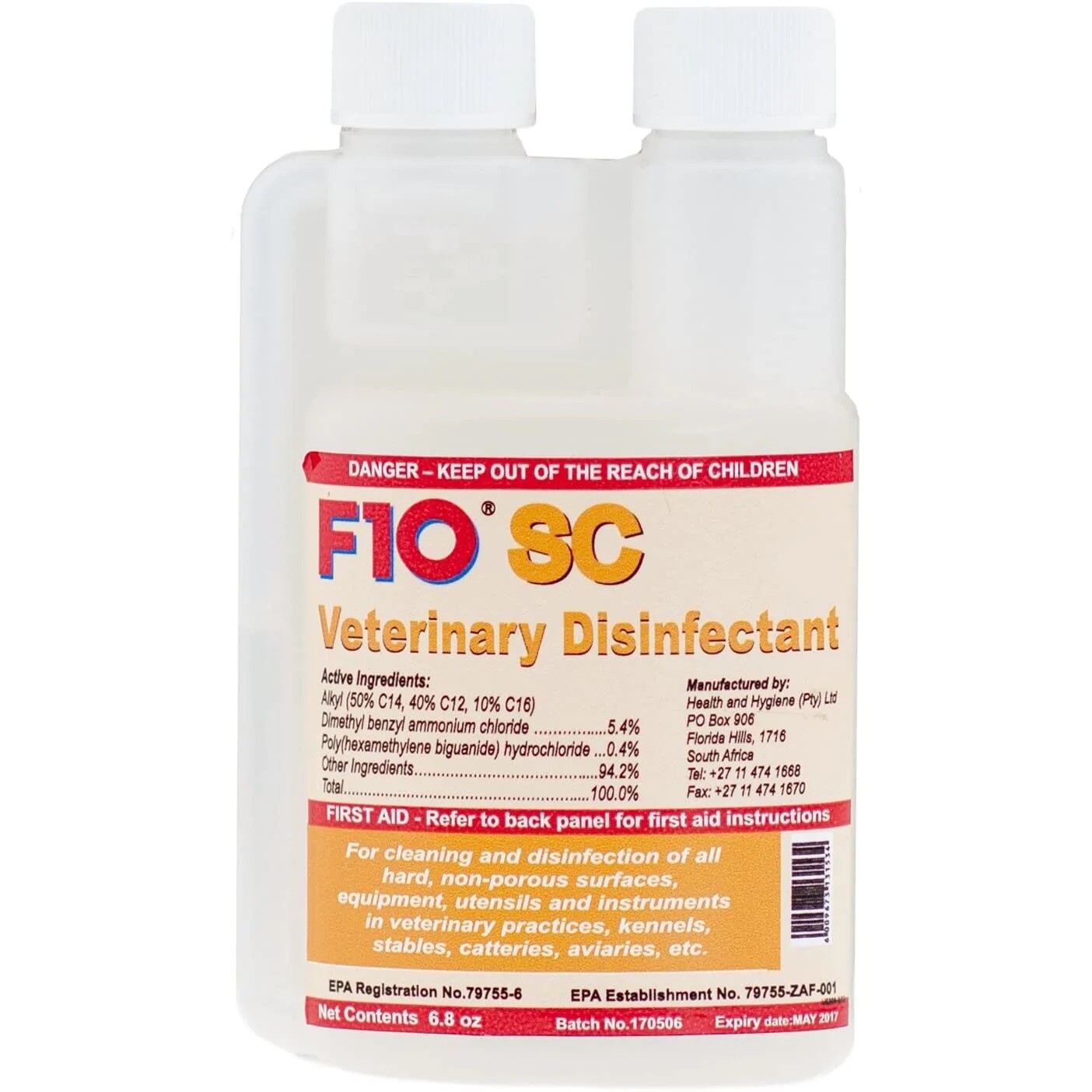 F10SC Veterinary Disinfectant 1 Liter (33.9 Oz)