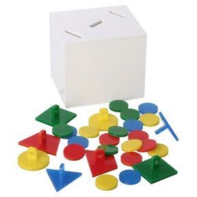 Teach Box N Bank - Medium Size - 4 1/2" tall (2 training games in one, includes instructions)