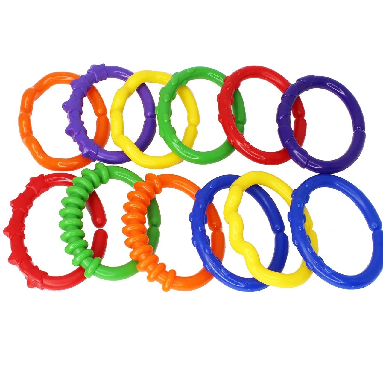 12 Pack Large Plastic "C" Links - Great to utilize to hang toys for the Large Birds who like to mess with those Quick Links!