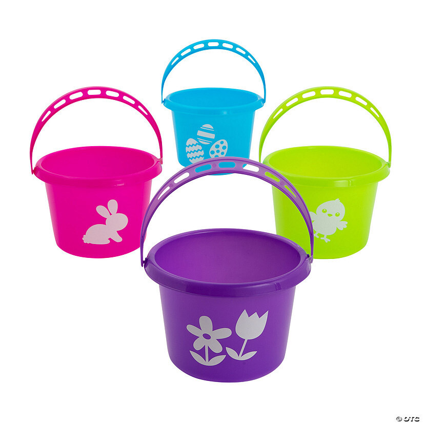 Spring Buckets - Build your Own Easter Basket - Fill this with Toys, Toy Parts for Gift Giving