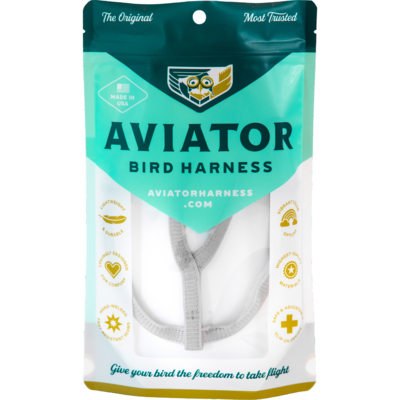 Aviator Harness and Leash - Color Silver Aviator Harness and Leash - Color Silver