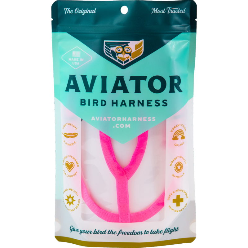 Aviator Harness and Leash - Color Pink