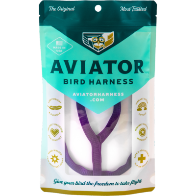 Aviator Harness and Leash - Color Purple