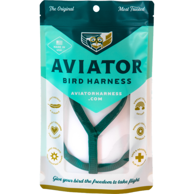 Aviator Harness and Leash - Color Green