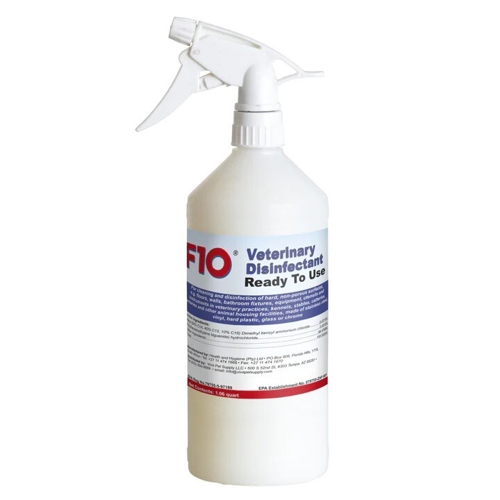 F10 Veterinary Disinfectant & Bird Safe Cleaners