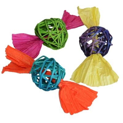 3 Count Colorful Bon Bons by Super Critter Creations