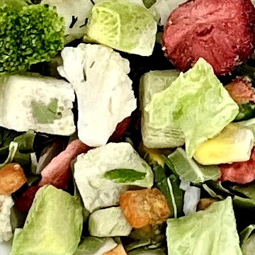 NEW! BULK Freeze Dried Garden Chop Biggie Bag - 6 cups Freeze Dried veggies, herbs and more! by China Prairie